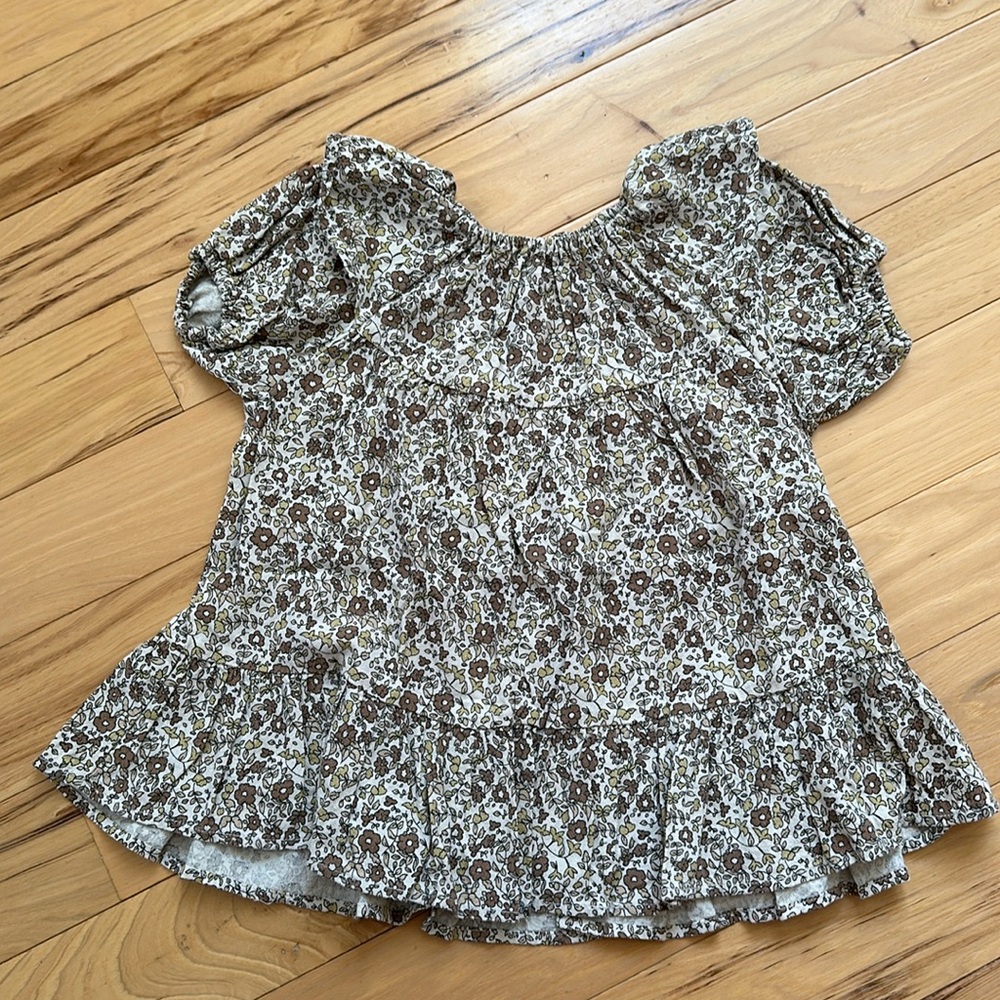 Rylee + Cru Willow Dress in Autumn Floral 12-18m
